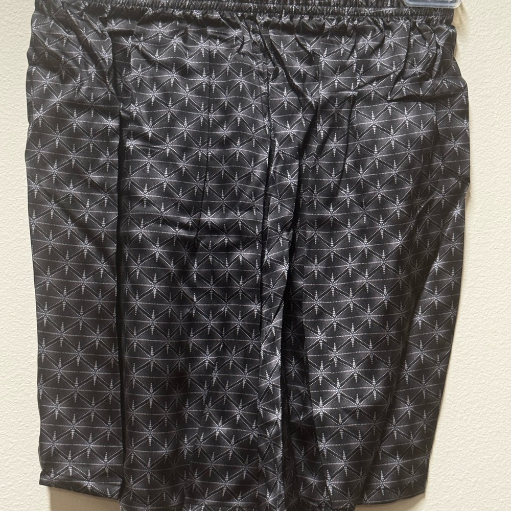 Intimo Black Geometric Silk Boxers - Picture 6 of 12